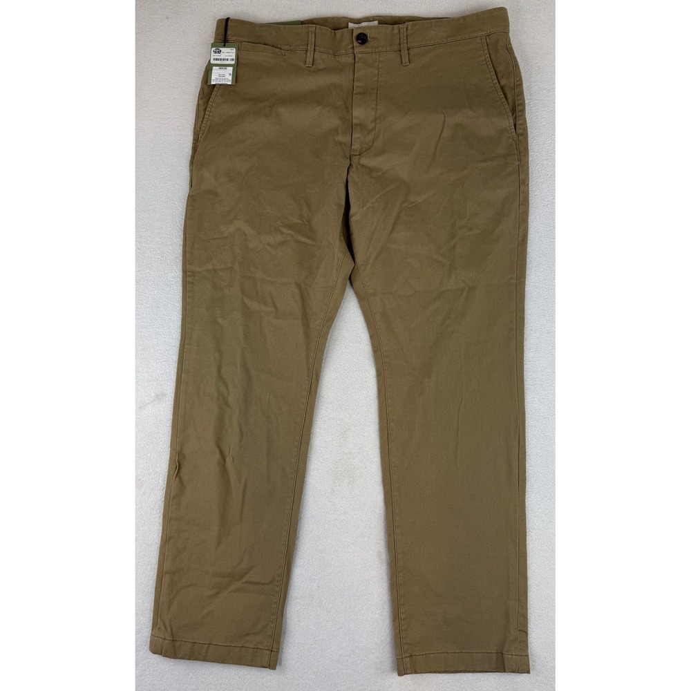 Goodfellow & Co Hennepin Chino Pants Mens 38x30 Khaki Brown Athletic Fit